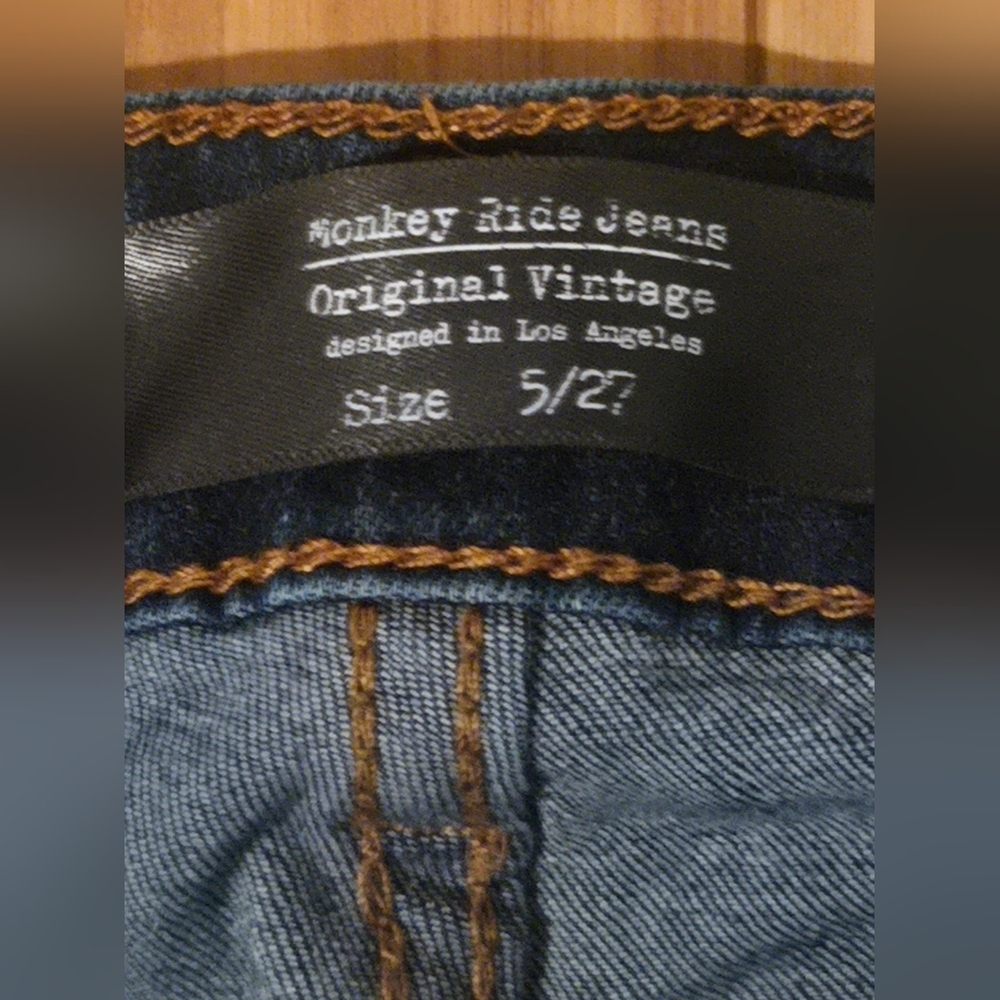 Monkey Ride Jeans High Rise Original Vintage - Picture 4 of 9
